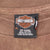 Vintage Harley Davidson Eagle Ocean City Maryland 1998 Tee Shirt Size XL Made In Usa With Single Stitch Sleeves