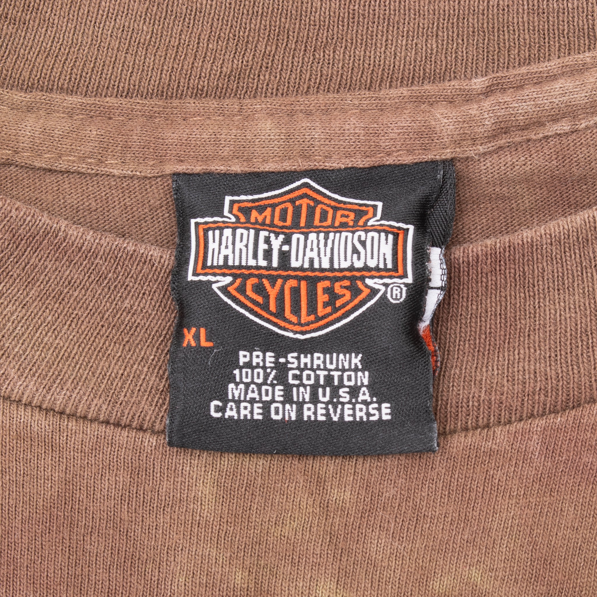 Vintage Harley Davidson Eagle Ocean City Maryland 1998 Tee Shirt Size XL Made In Usa With Single Stitch Sleeves