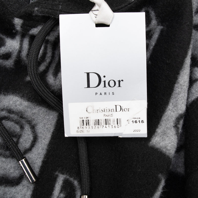 All Over Print Dior Fleece Sweatshirt Hoodie 2022 Size Medium