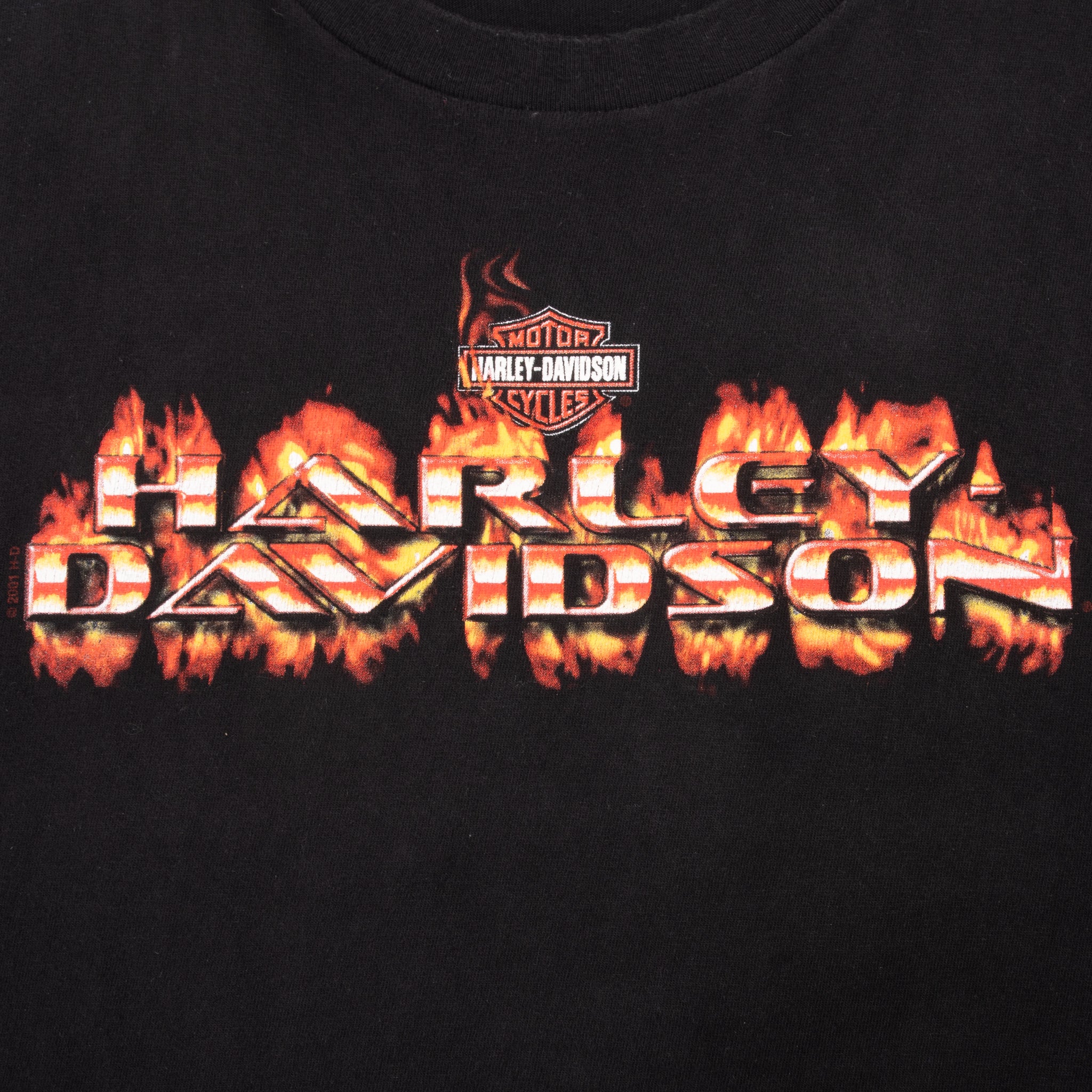 Vintage Harley Davidson Virginia Beach Tee Shirt Size XL 2001 Made In Usa