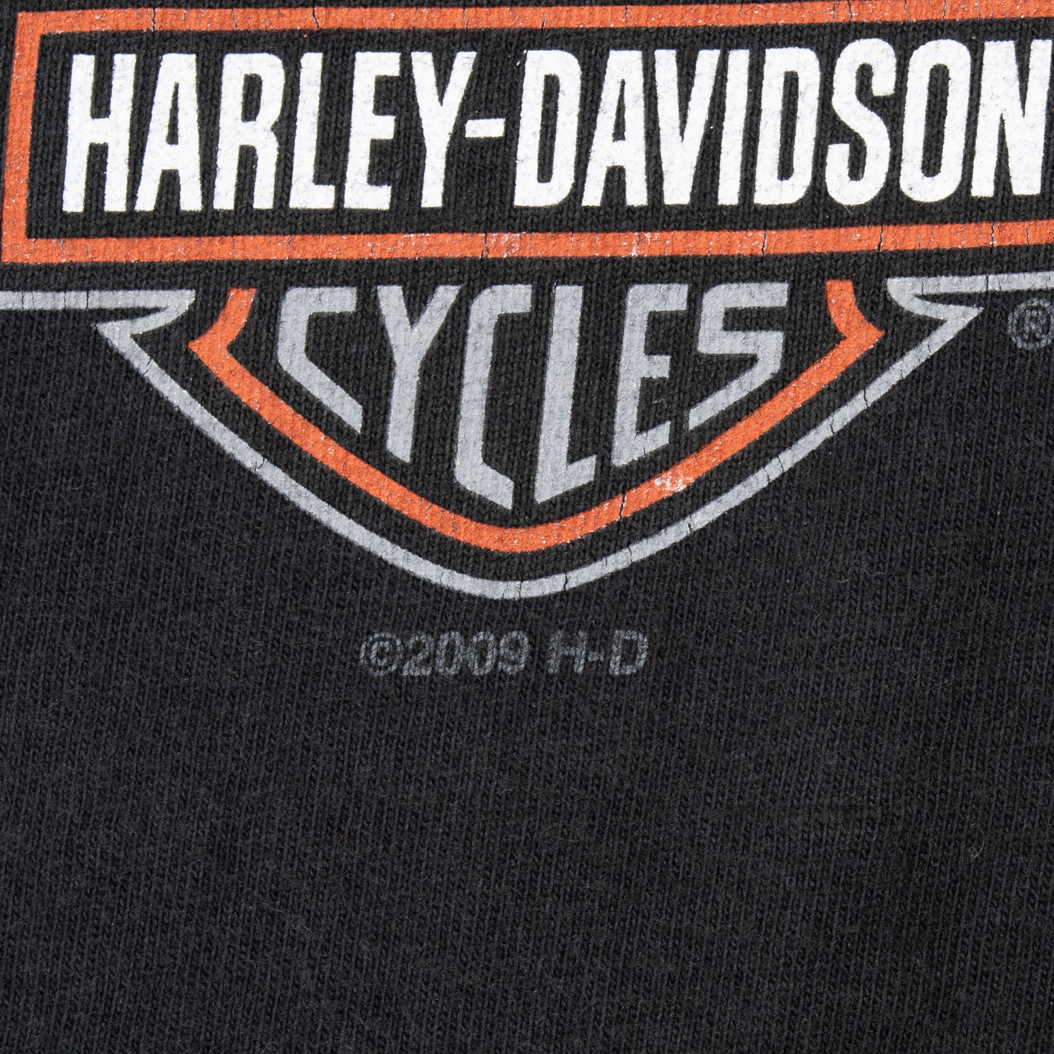 Vintage Harley Davidson Detroit Michigan Tee Shirt 2009 Size XL Made In Usa