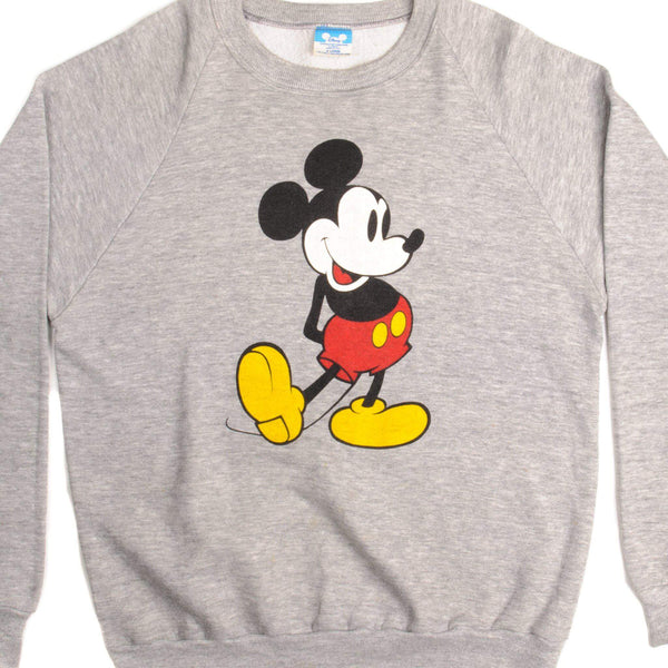 VINTAGE DISNEY MICKEY SWEATSHIRT SIZE LARGE MADE IN USA 1980s