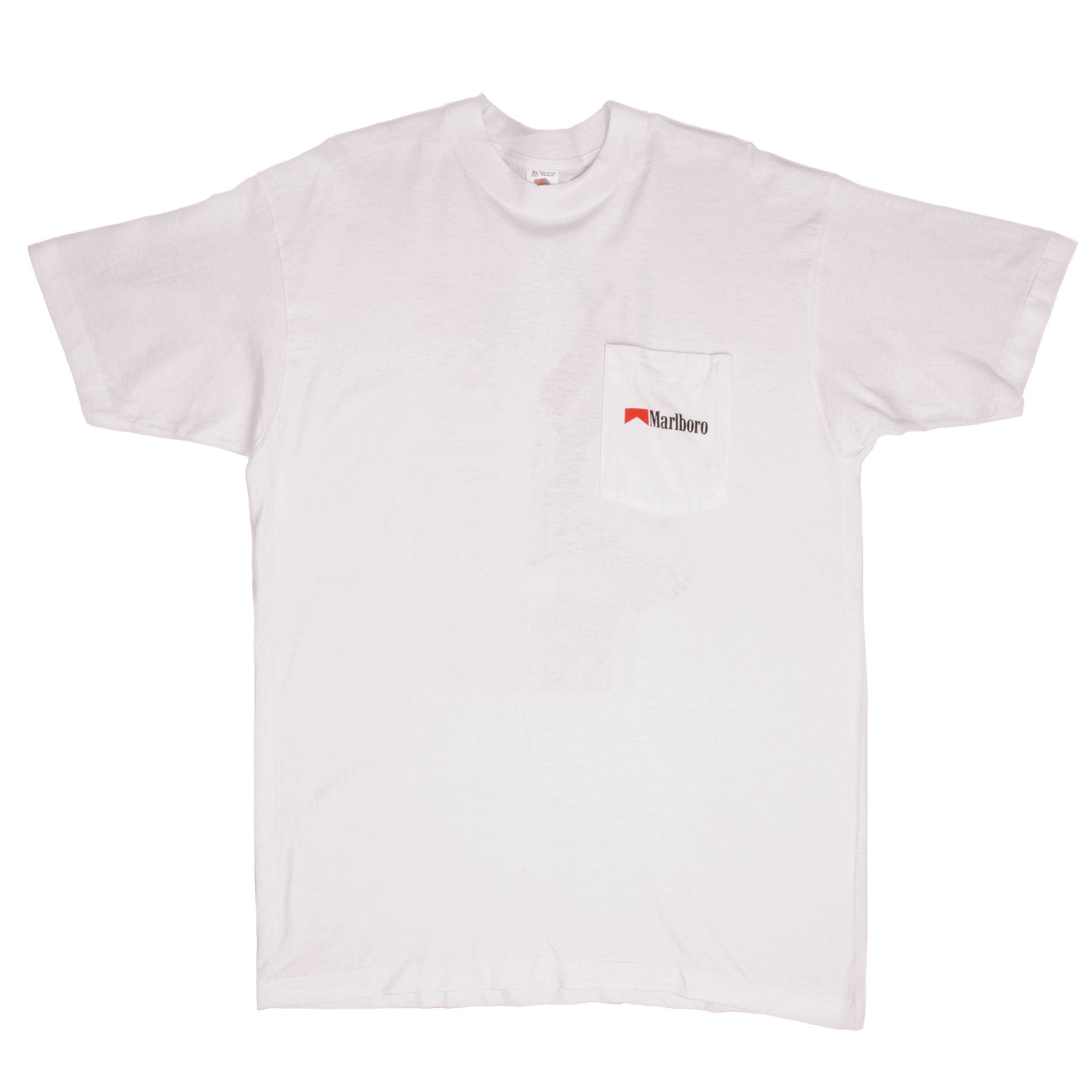 Vintage Marlboro Cowboy Tee Shirt 1990s Size Medium Made In USA With Single Stitch Sleeves