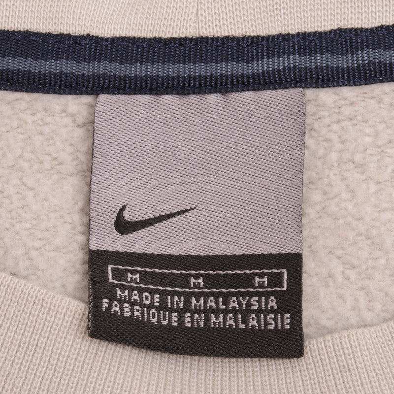 Vintage Nike Spellout Swoosh Gray Crewneck Sweatshirt 2000S Size Medium