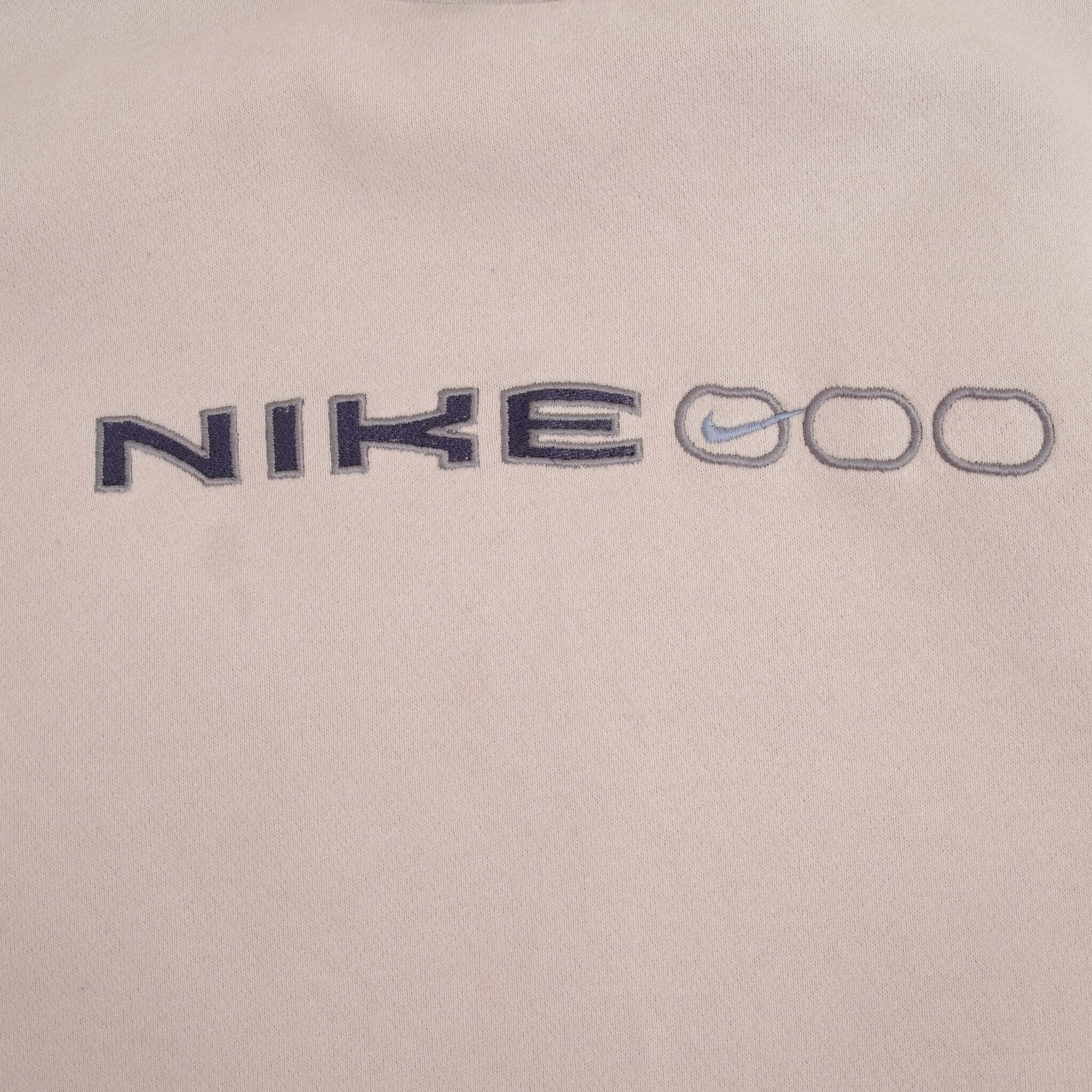 Vintage Nike Spellout Swoosh Gray Crewneck Sweatshirt 2000S Size Medium