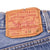 Beautiful Indigo Levis 501 Jeans Made in USA with a medium blue wash, some nice contrast between light and medium blue and some light whiskers.  Size on Tag 34X32  ACTUAL SIZE 32X28  Back Button #546