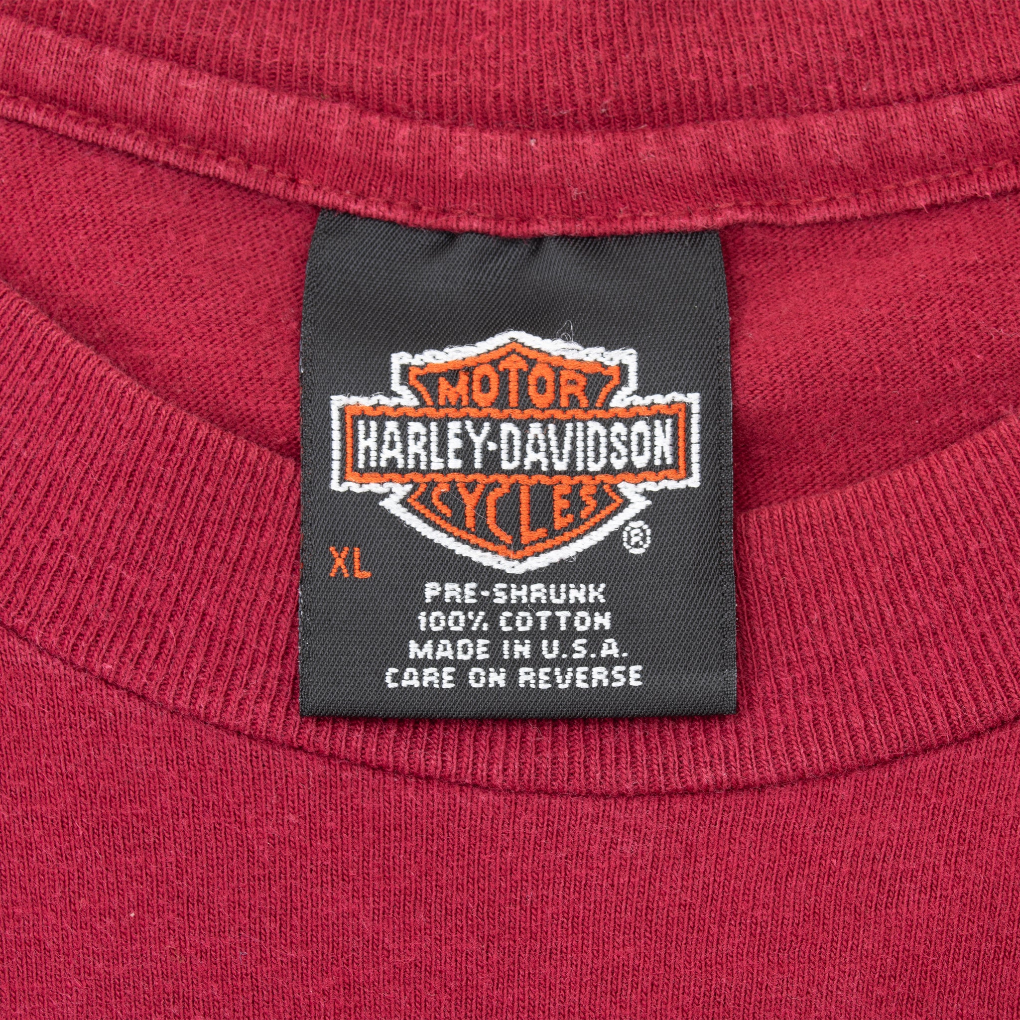 Vintage Harley Davidson Sturgis Black Hill Rally Tee Shirt 1996 Size XL Made In Usa With Single Stitch Sleeves