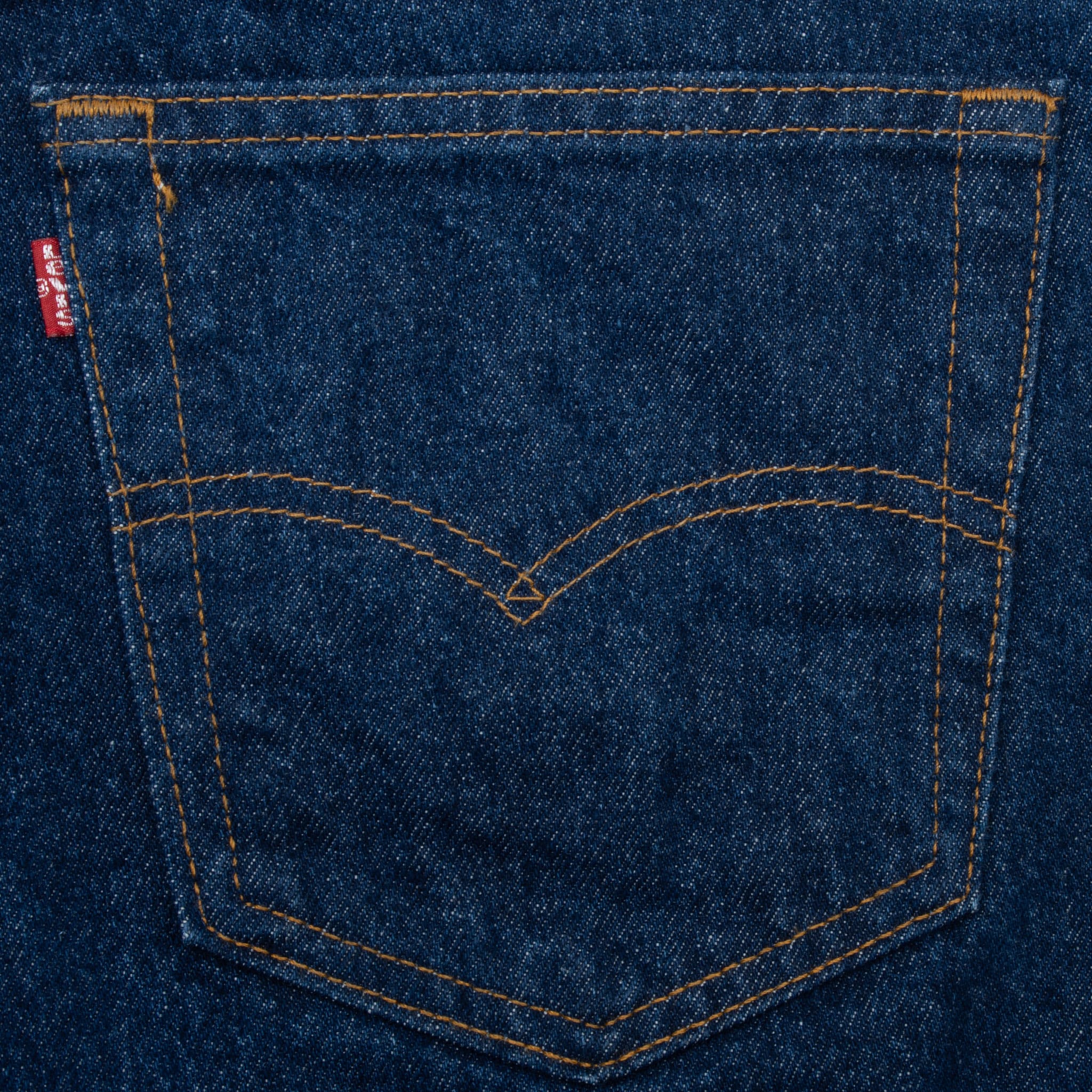 VINTAGE LEVIS 505 JEANS INDIGO DARK WASH 1980S SIZE W35 L30 MADE IN USA