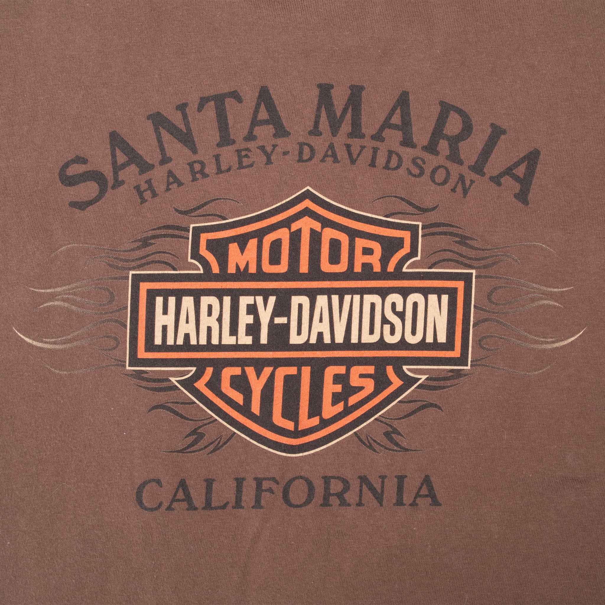 Vintage Harley Davidson Santa Maria California 2007 Tee Shirt Size Large Made In Usa