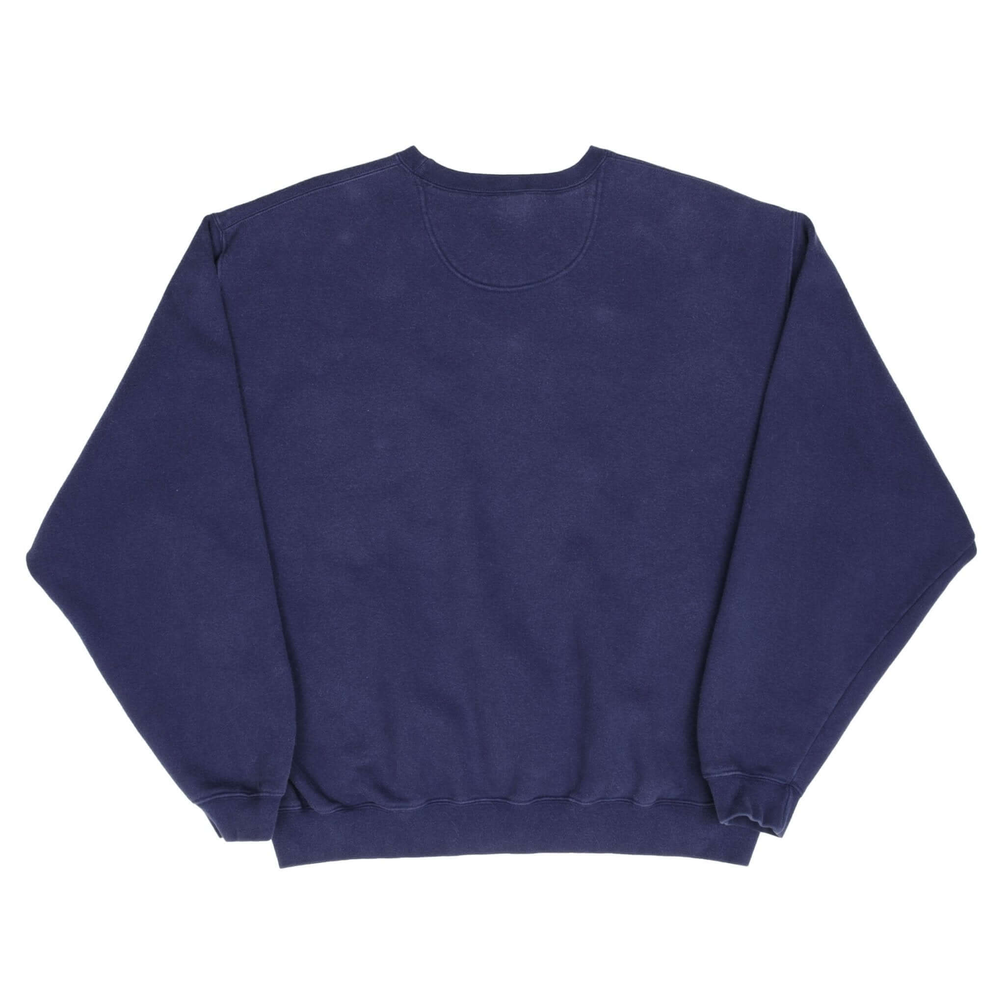 Vintage Nike Athletics Spellout Blue Sweatshirt 1990S Size Large