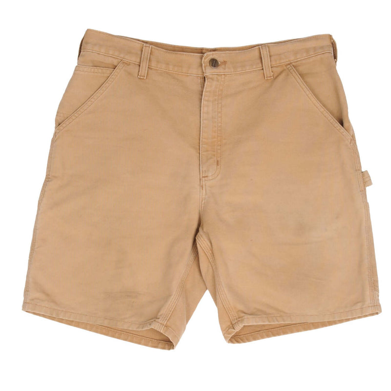 VINTAGE CARHARTT SANDSTONE CARPENTER SHORTS 2000S SIZE 34