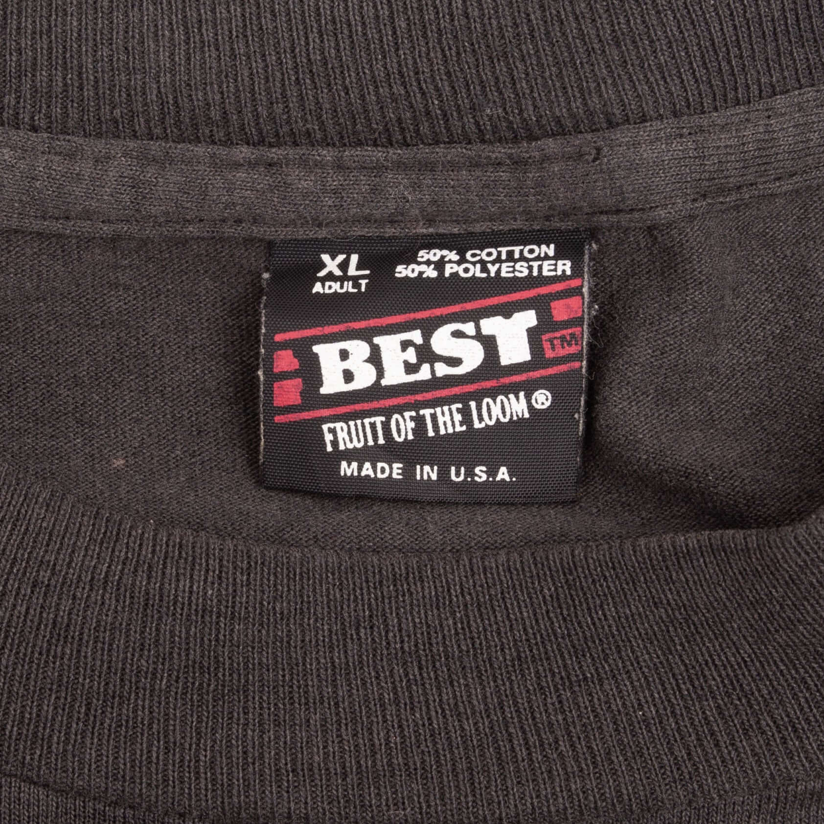 Vintage Outlaw Radio After Dark 99.5 Kiss Tee Shirt 1990S Size XL Made In USA Single Stitch Sleeves