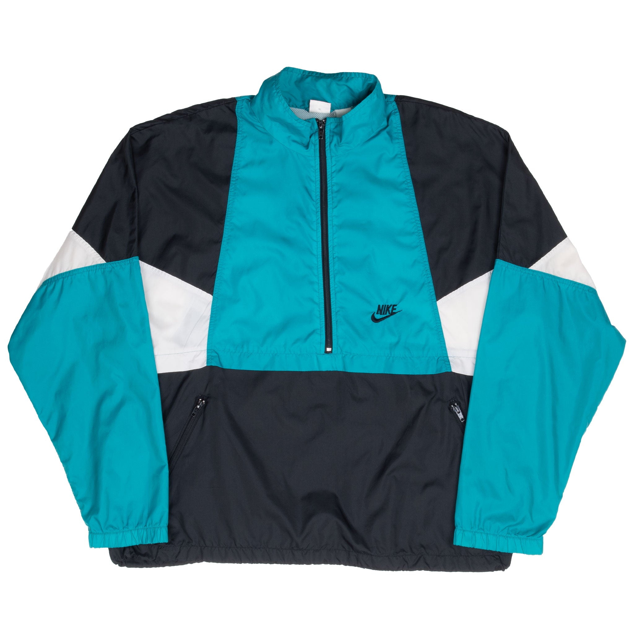 Vintage Nike Teal Pullover Windbreaker Jacket Late 1980S Size Large