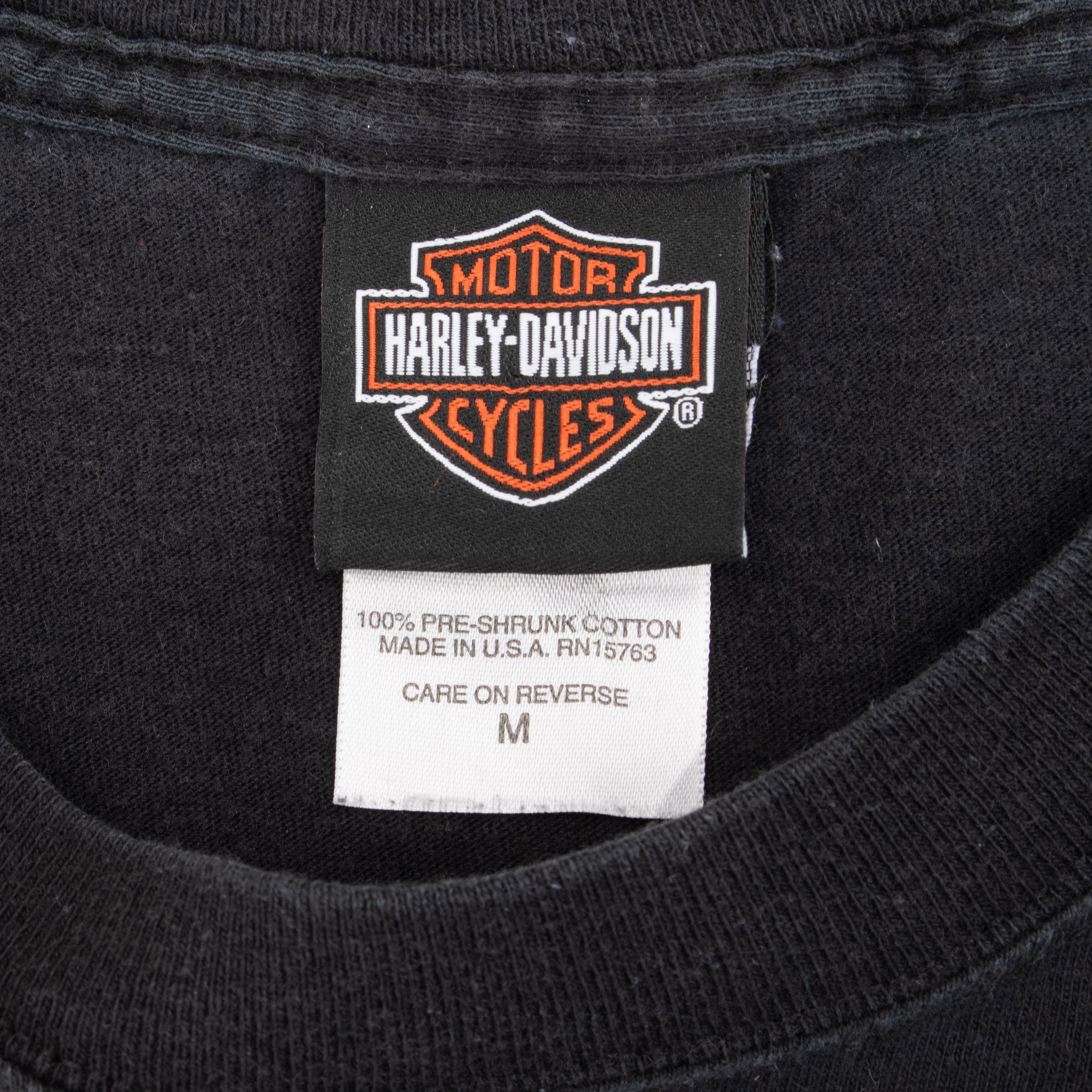 Vintage Harley Davidson Omaha-Freemont Nebraska Tee Shirt 2009 Size Medium Made In Usa