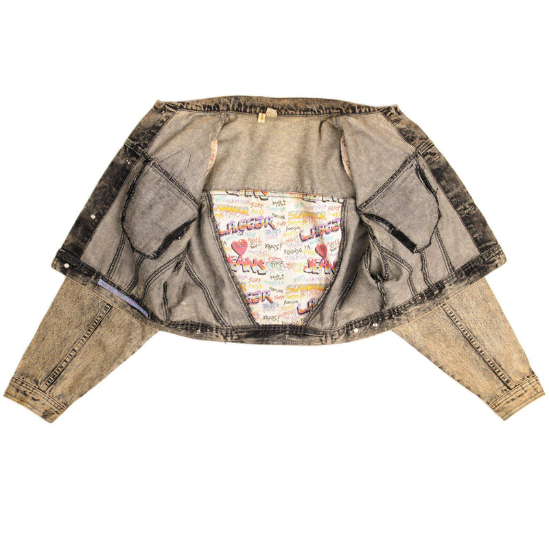 Vintage L.A. Gear Jeans Jacket Woman Size Large.