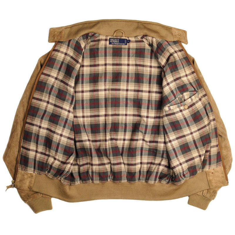 Vintage Polo Ralph Lauren Nubuck Jacket Size Medium.