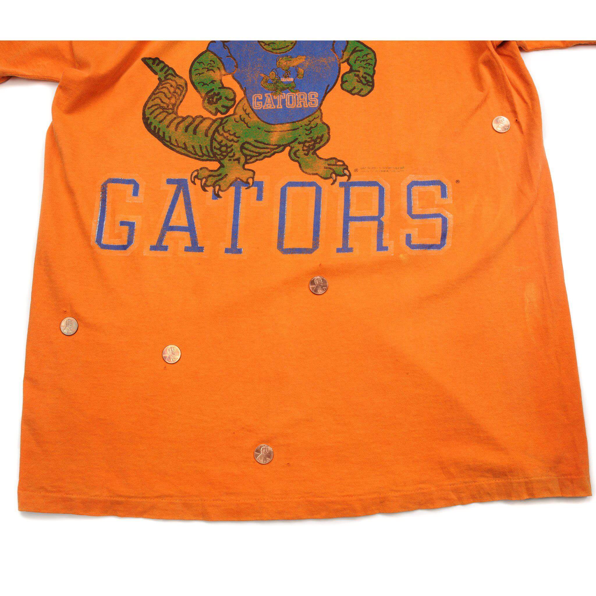 VINTAGE FLORIDA GATORS TEE SHIRT 1987 SIZE LARGE