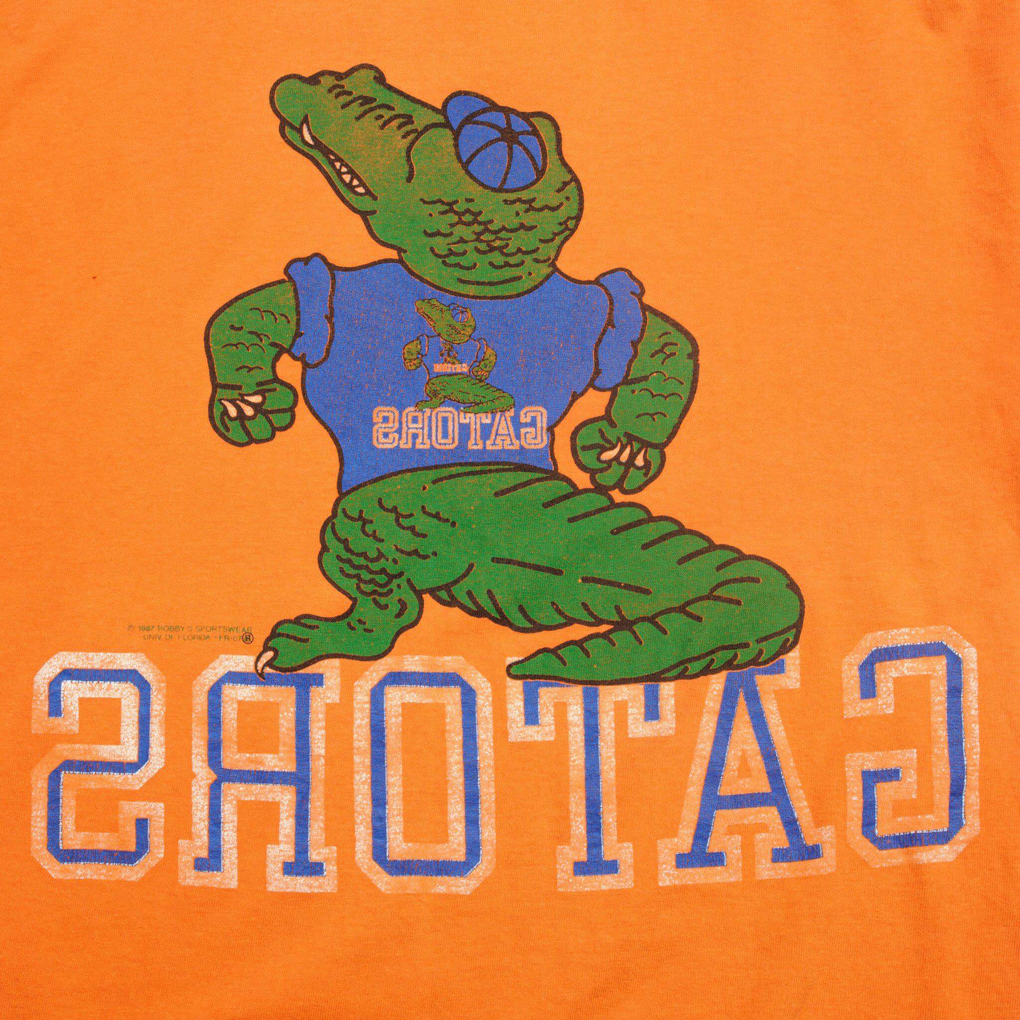 VINTAGE FLORIDA GATORS TEE SHIRT 1987 SIZE LARGE