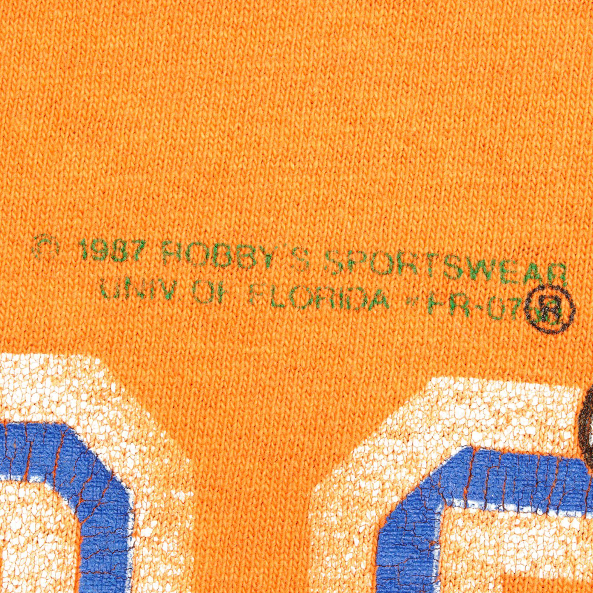 VINTAGE FLORIDA GATORS TEE SHIRT 1987 SIZE LARGE