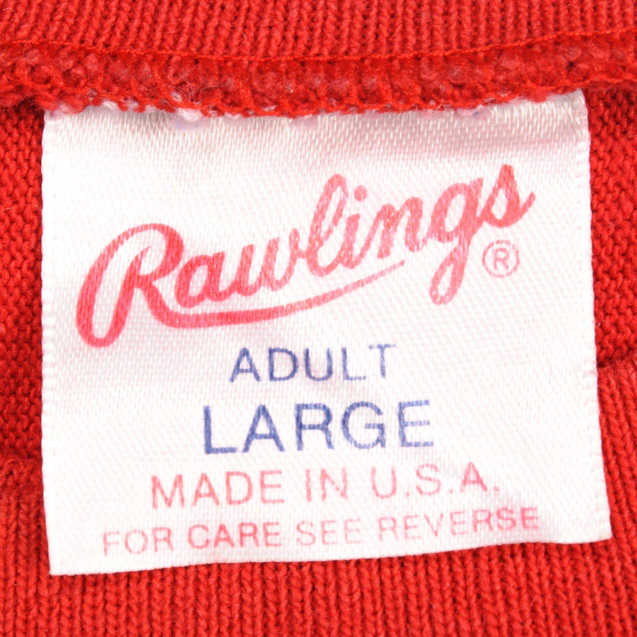 VINTAGE RAWLINGS RAGLAN TEE SHIRT SIZE MEDIUM MADE IN USA