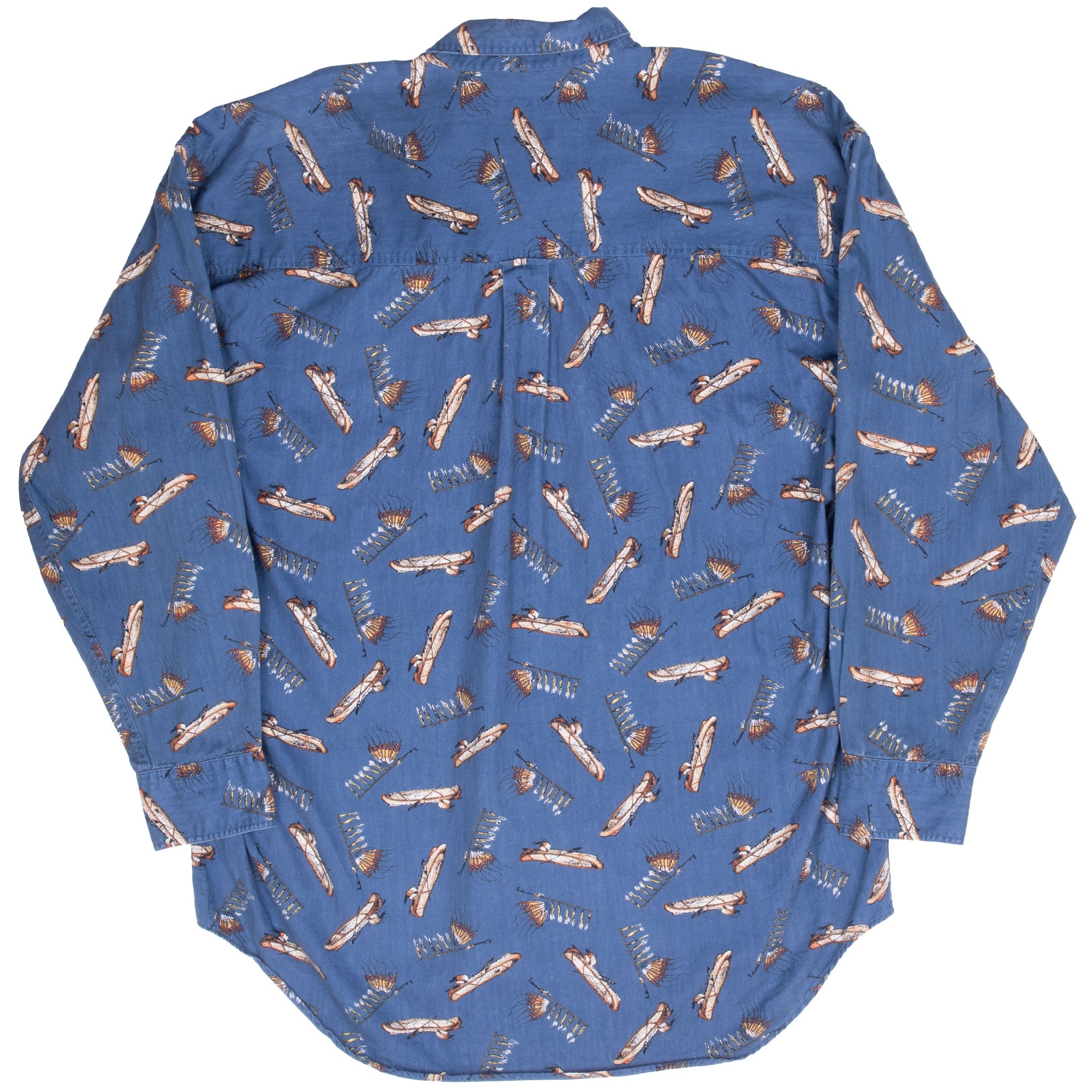 Vintage Chaps Ralph Lauren Indian Pattern Pocket shirt 1990S Size Large