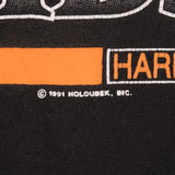 Vintage Precision Harley Davidson Honolulu, Hawaii 1991 Tee Shirt Size XL Made In USA With Single Stitch Sleeves