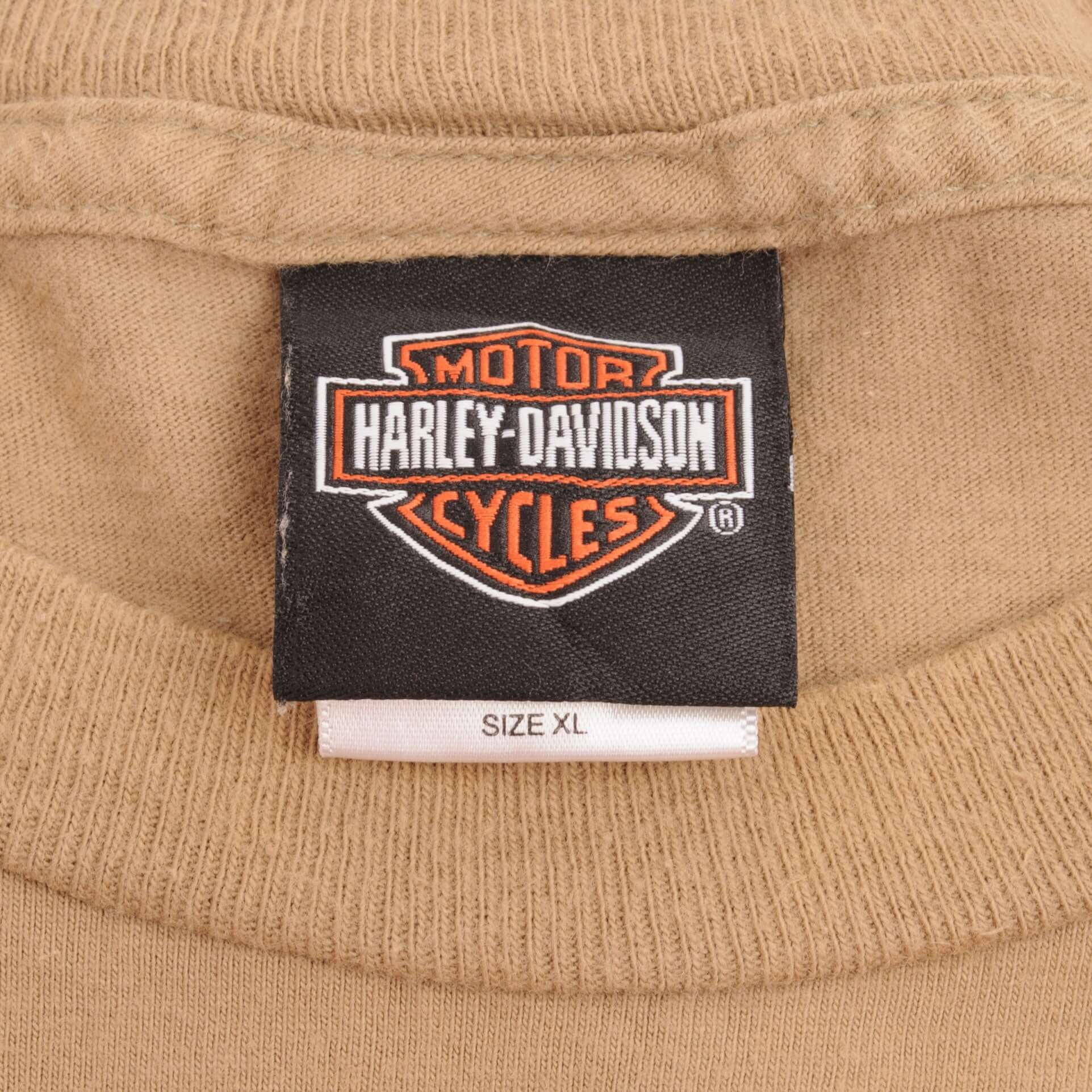 Vintage Harley Davidson Mid Ohio Springfield Ohio Pocket 2008 Tee Shirt Size Xl Made In Usa