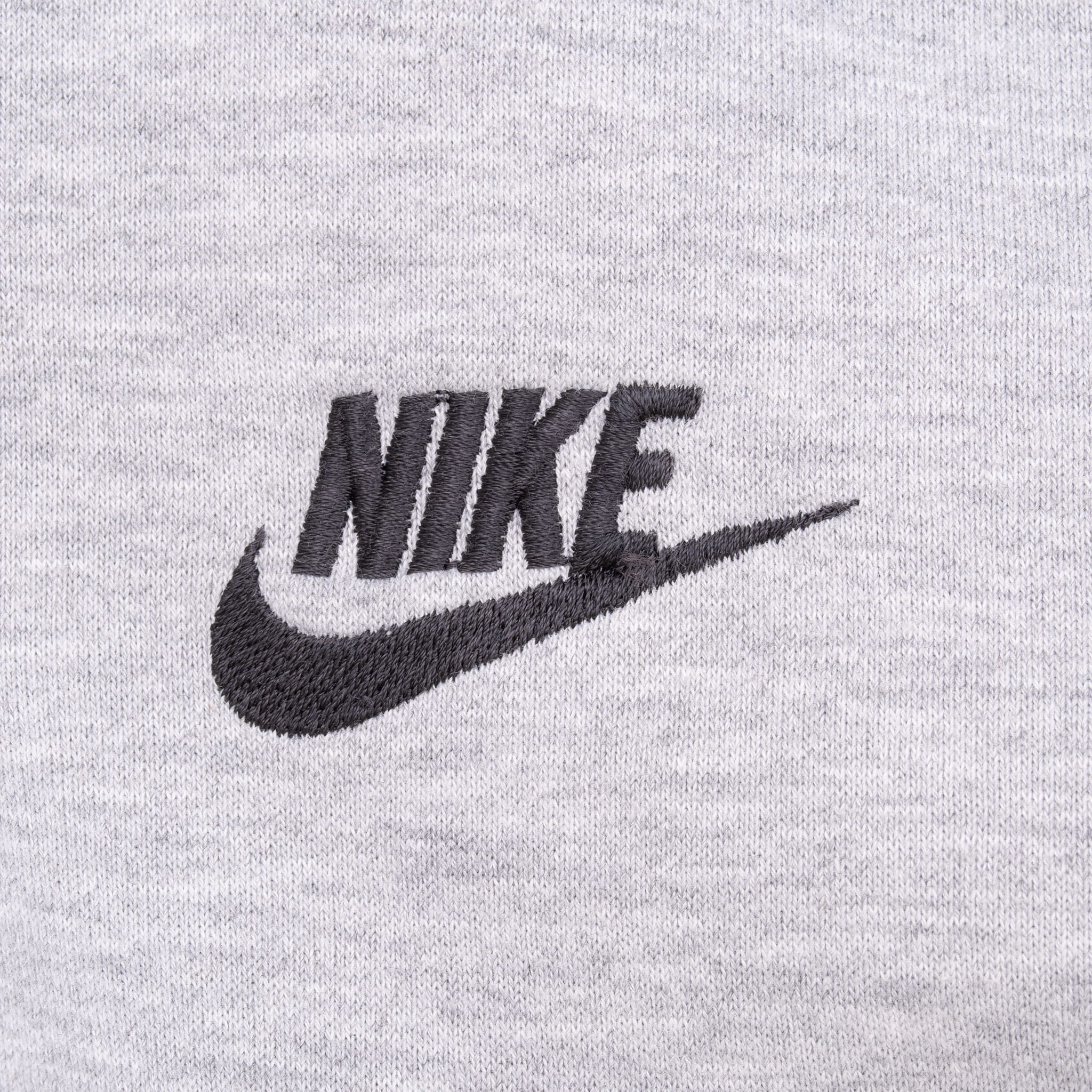 VINTAGE NIKE GREEN MOUNTAIN RUNNING CLUB 1/2 ZIP GREY HOODIE SWEATSHIRT 1980S XL
