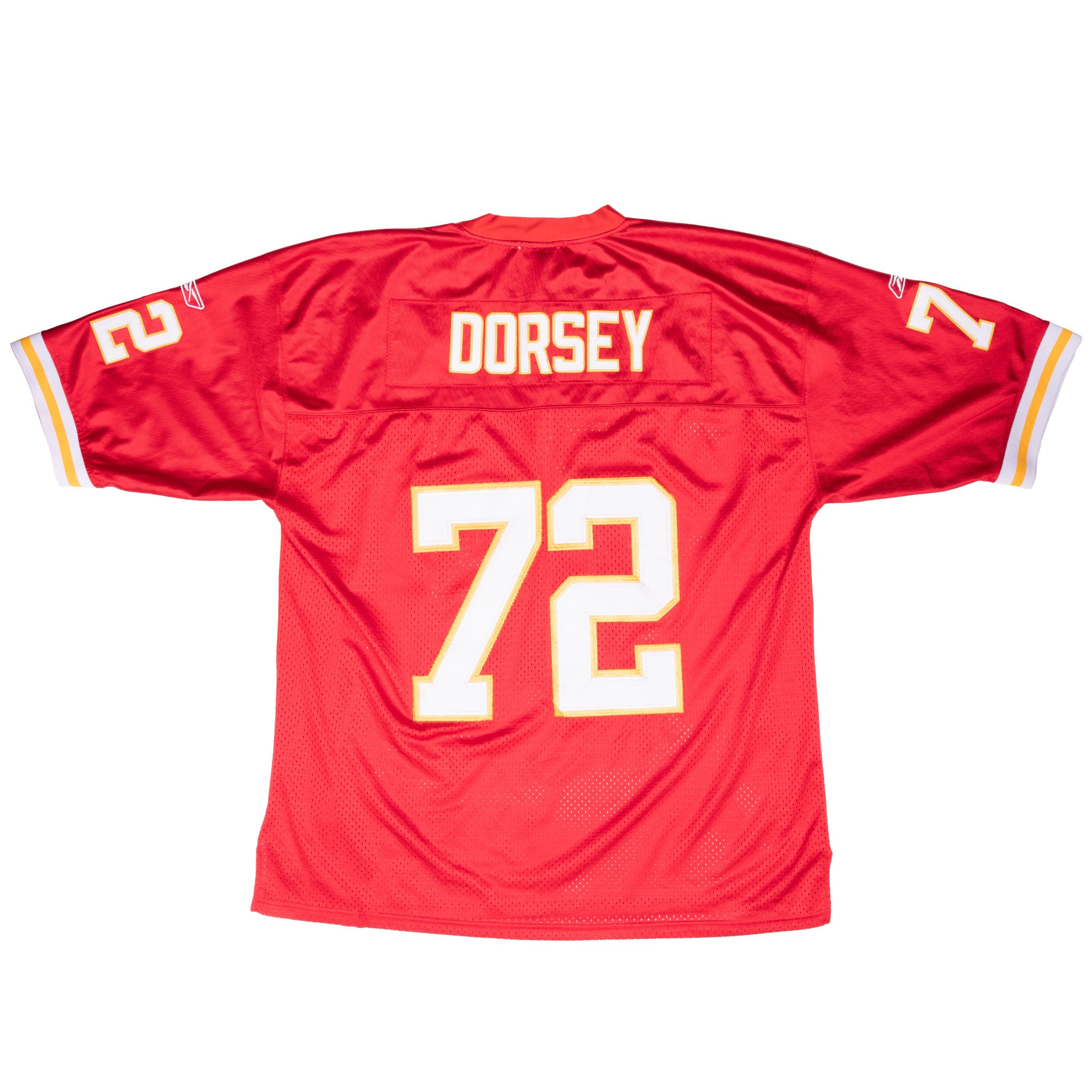 Vintage Nfl Kansas City Chiefs Dorsey #72 Reebok Jersey Size 56