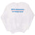 Vintage Bruce Springsteen & The E Street Band World Tour 1985 White Sweatshirt Size Large