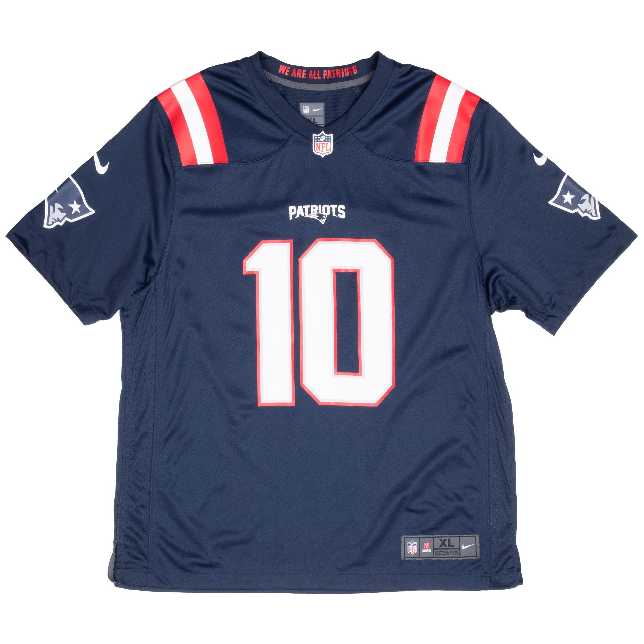 Vintage Nfl New England Patriots Jones #10 Nike Jersey Size XL