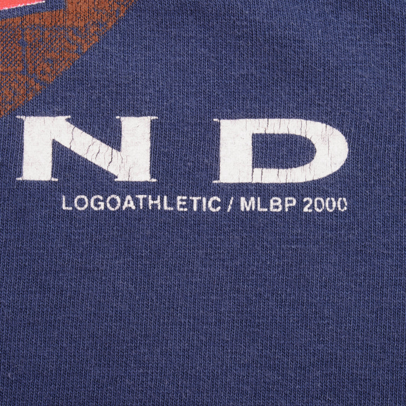Vintage MLB Cleveland Indians 2000 Logo Athletic Tee Shirt Size Large