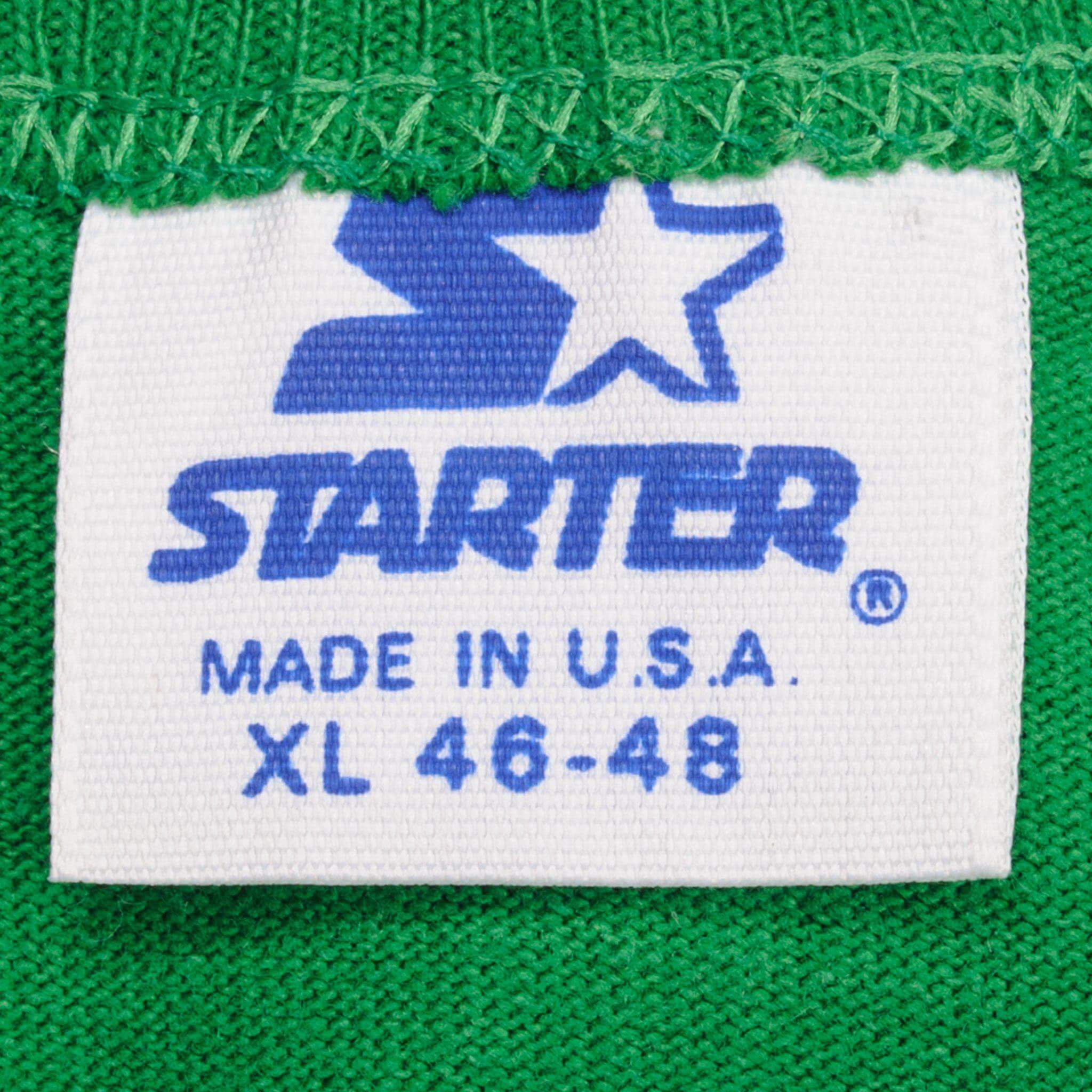 VINTAGE STARTER NBA BOSTON CELTICS TEE SHIRT SIZE XL MADE IN USA