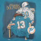 Vintage NFL Miami Dolphins 1995 Tee Shirt Size Medium Made In USA