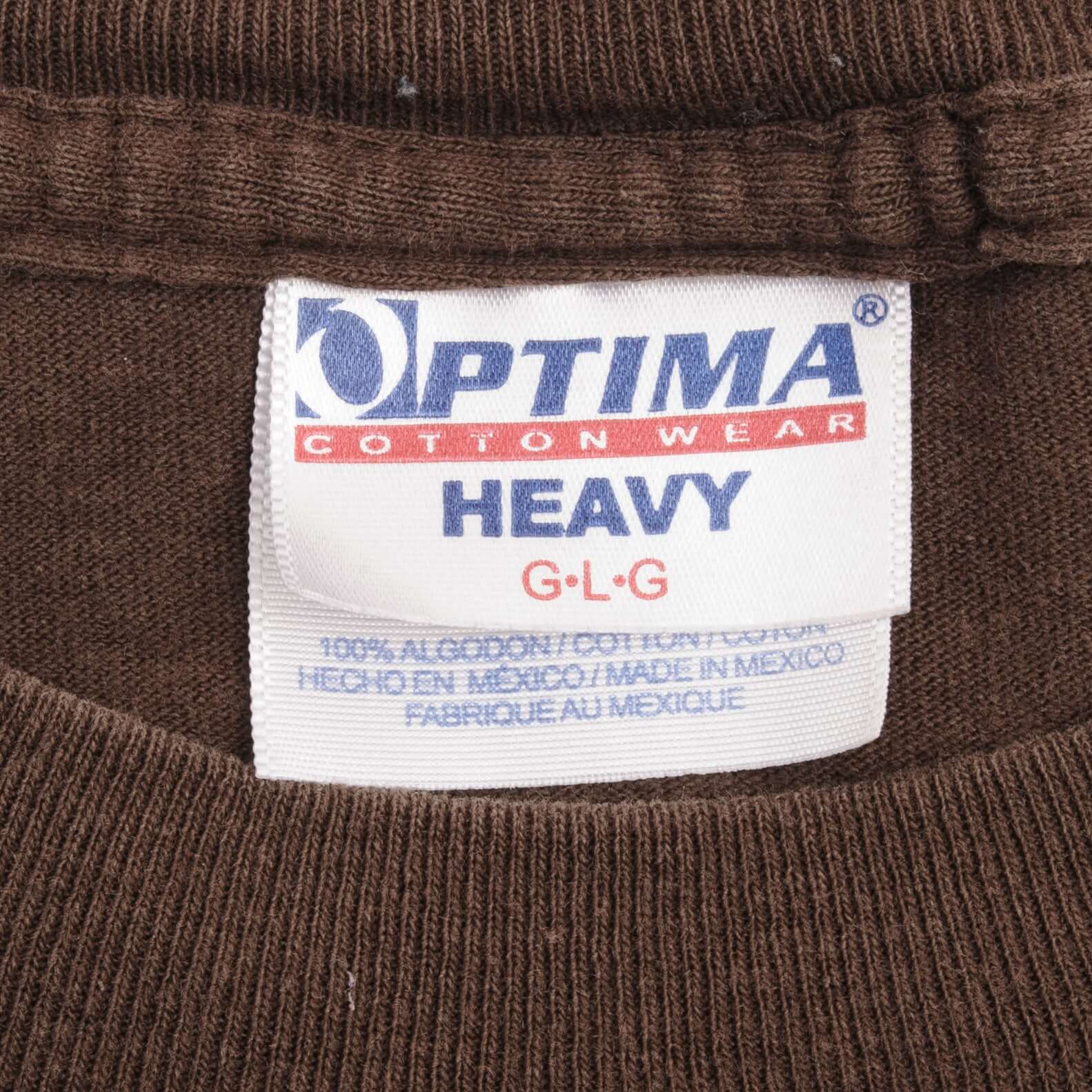 Vintage Jimi Hendrix 2004 Brown Tee Shirt Size Large