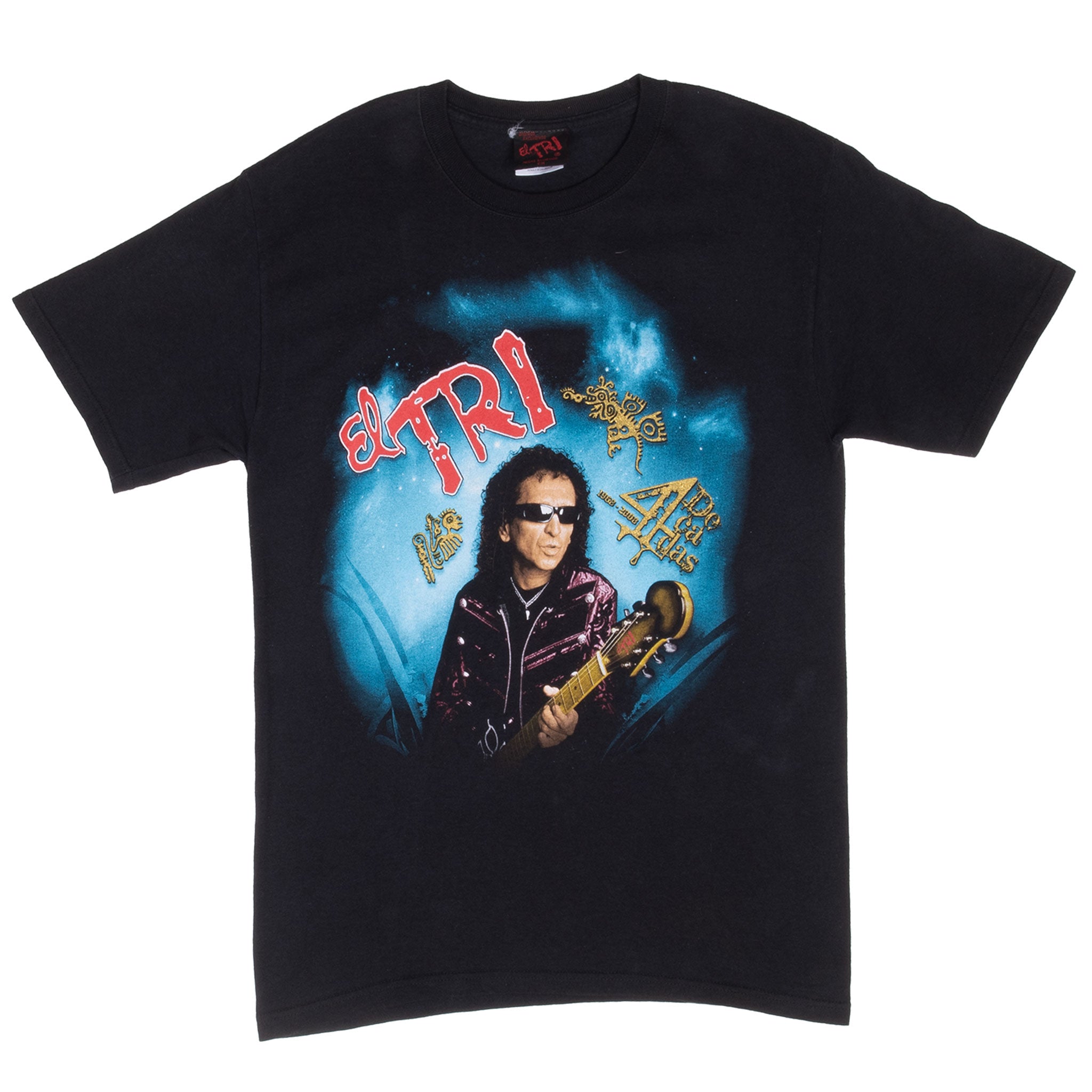 Vintage El Tri 4 Decadas 2008 Tee Shirt Size Small