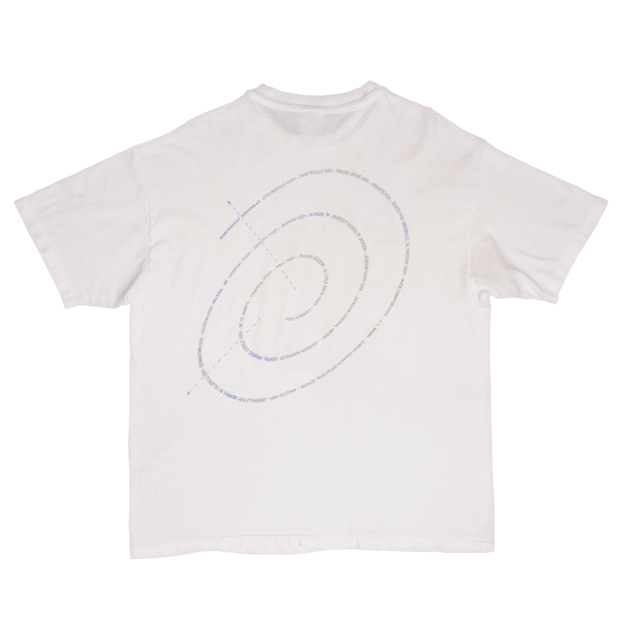 Vintage Albert Einstein E=Mski2 Young Life's Tee Shirt 1995 Size XL Made In USA With Single Stitch Sleeves