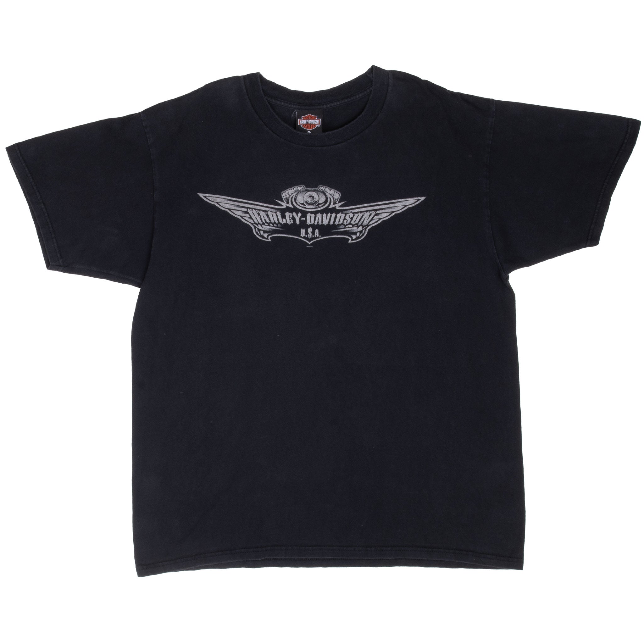 Vintage Harley Davidson High Port North Carolina 2002 Tee Shirt Size XL Made In Usa