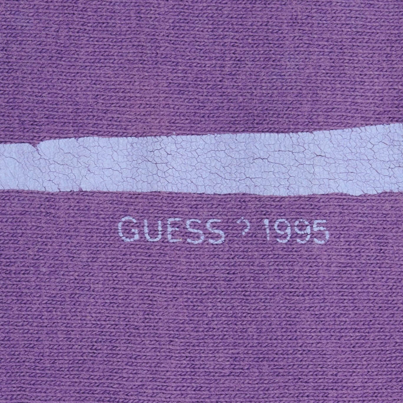 Vintage Guess Jeans Tee Shirt 1995 Size Large Made In USA With Single Stitch Sleeves