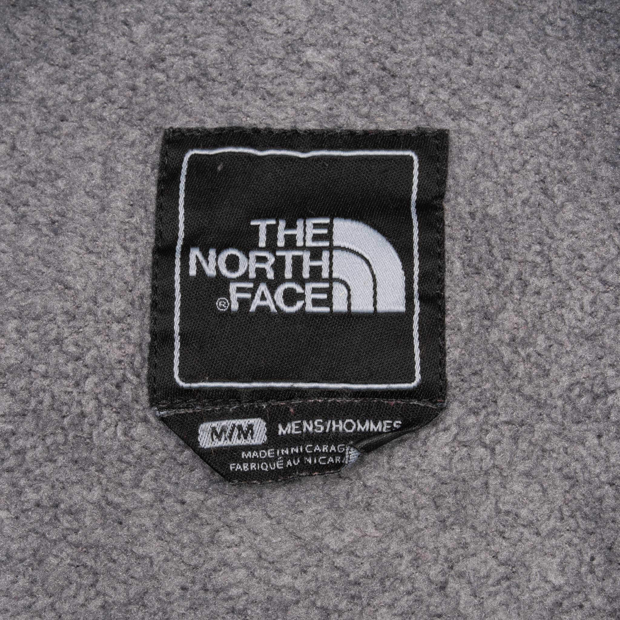 Vintage The North Face Polartec Denali Dark Grey Fleece Jacket Size Medium