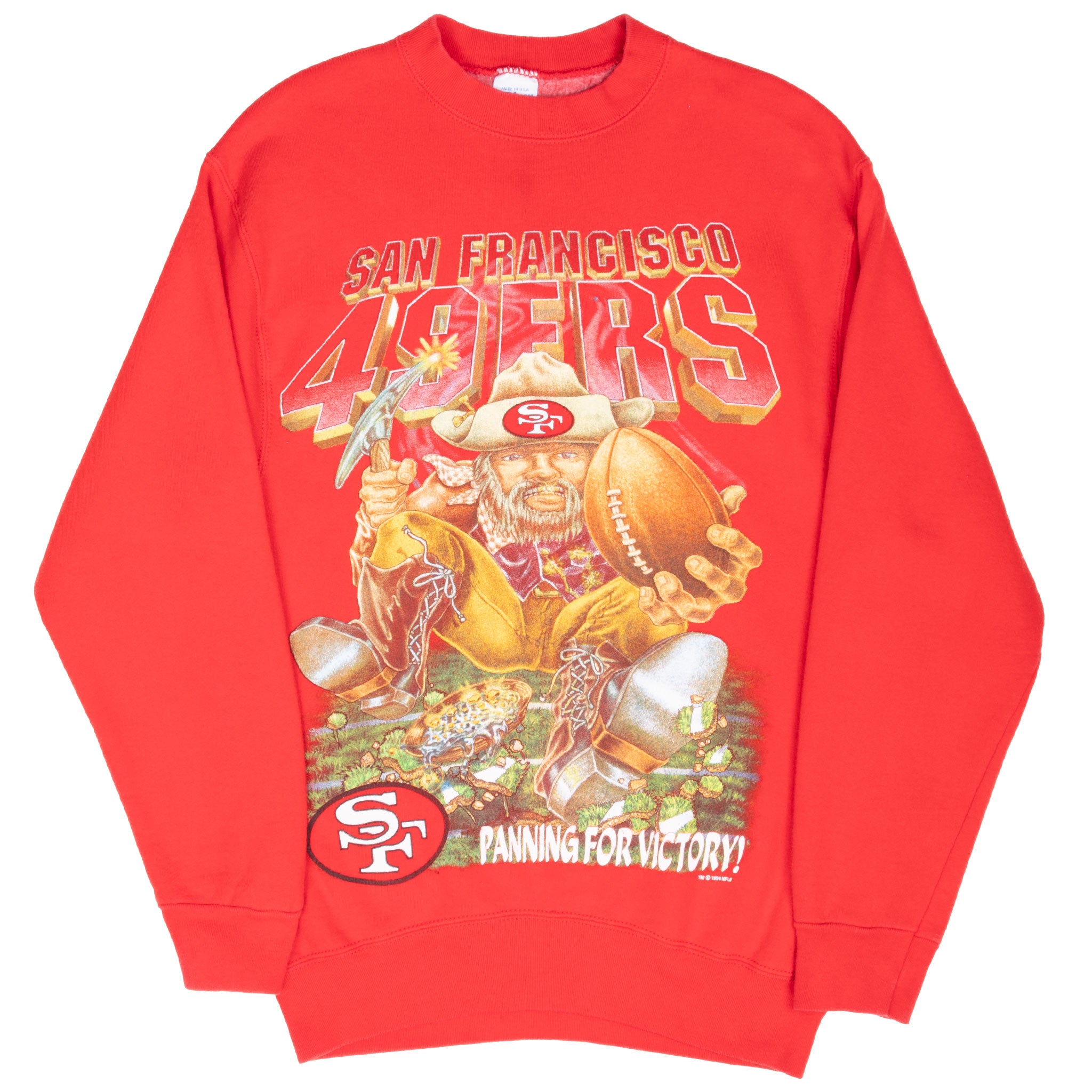 Vintage Nfl San Francisco 49Ers Pirate 1994 Sweatshirt Size Medium Made In Usa