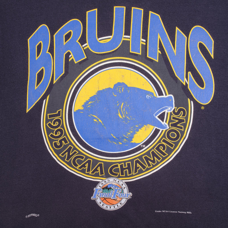 Vintage Ncaa Ucla Bruins Final Four Basketball Champions 1995 Tee Shirt Large Made In Usa
