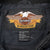 VINTAGE HARLEY DAVIDSON BLACK PUFFER JACKET SIZE LARGE