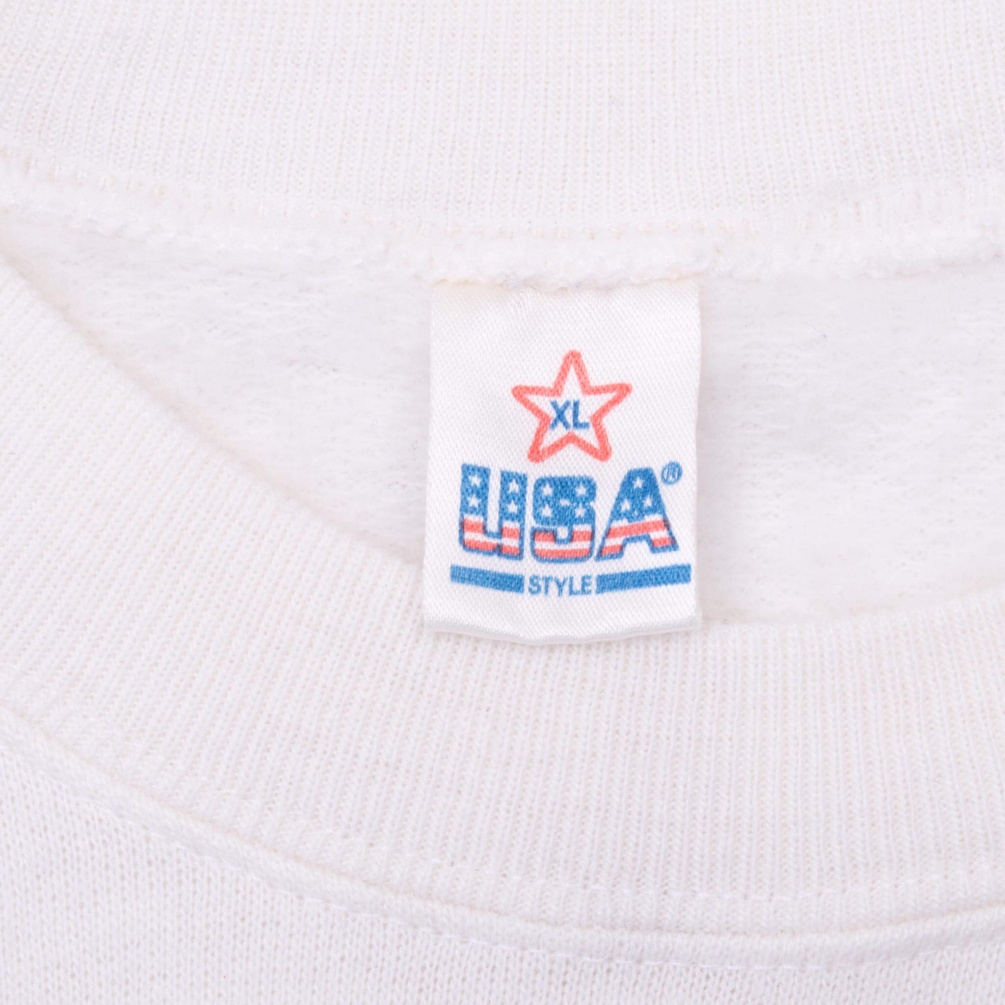 Vintage Bruce Springsteen & The E Street Band World Tour 1985 White Sweatshirt Size Large