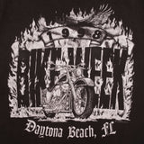 Vintage Daytona Beach Florida Bike Week 1998 Tee Shirt Size XL Made In Usa With Single Stitch Sleeves