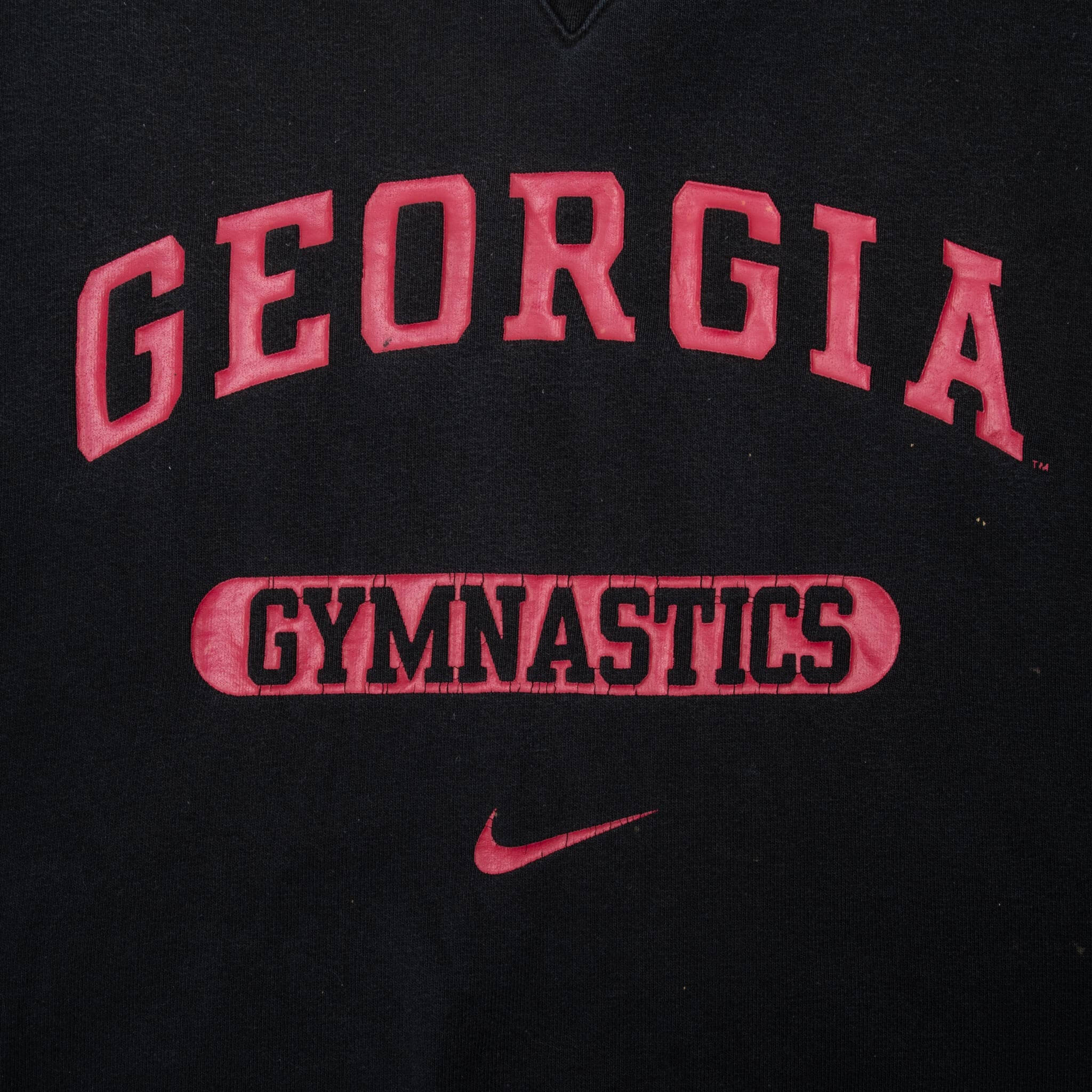 Vintage Ncaa Nike Georgia University Gymnastics Sweatshirt 1990S Size Medium