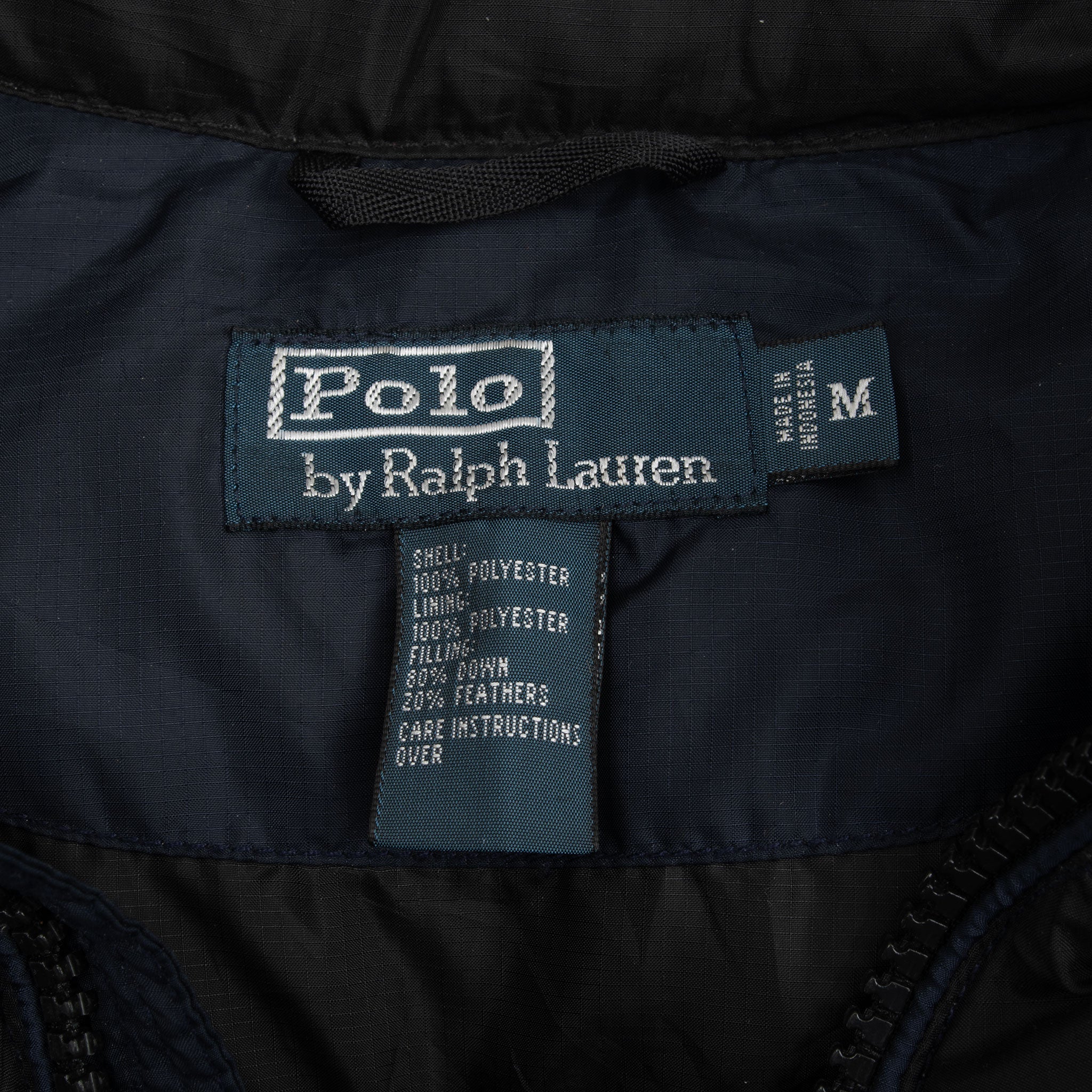 Vintage Polo Ralph Lauren Blue 1990S Vest Puffer Jacket Size Medium