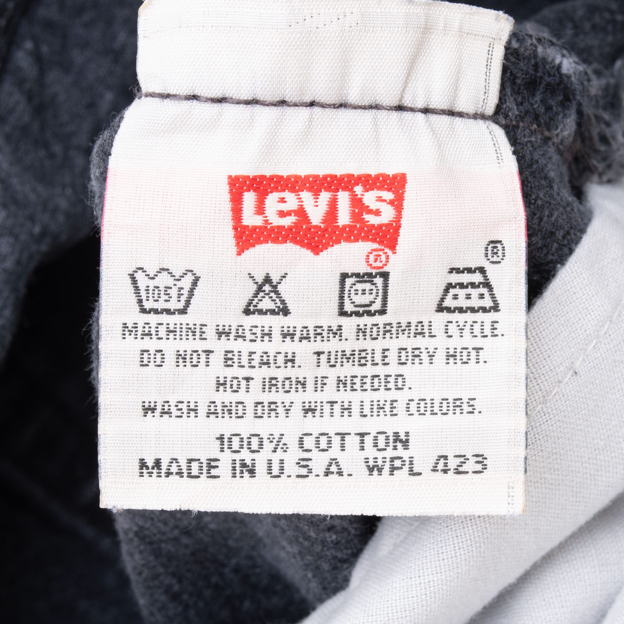 VINTAGE LEVIS 501 BLACK JEANS SIZE 33X35 1990S MADE IN USA