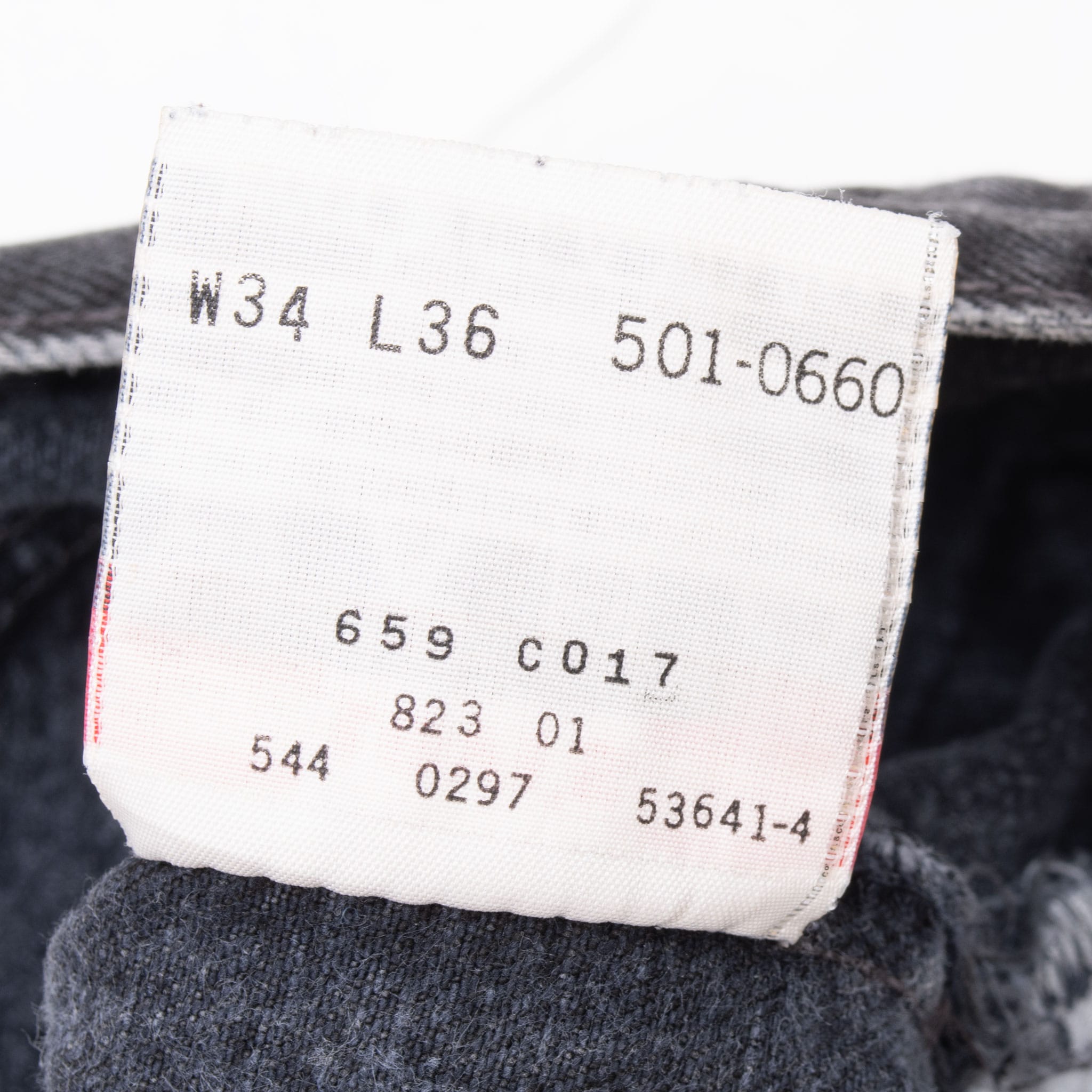 VINTAGE LEVIS 501 BLACK JEANS SIZE 33X35 1990S MADE IN USA