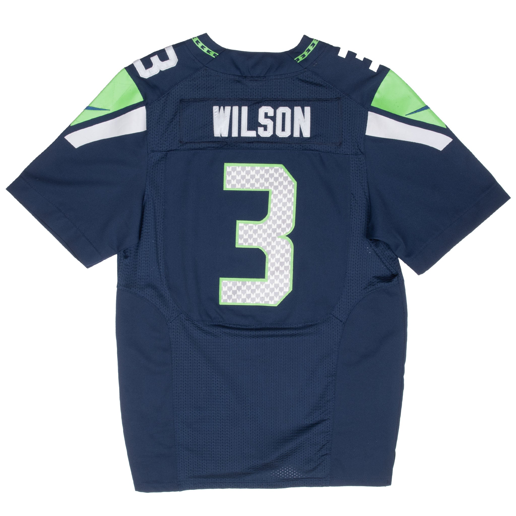 VINTAGE NFL SEATTLE SEAHAWKS WILSON #3 SUPER BOWL XLVIII NIKE JERSEY SIZE 44